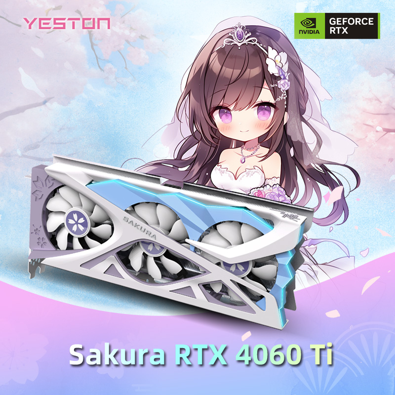 Yeston Launches GeForce RTX 4060 Ti SAKURA 16 GB Graphics Card: Anime Theme & $529 Price 1