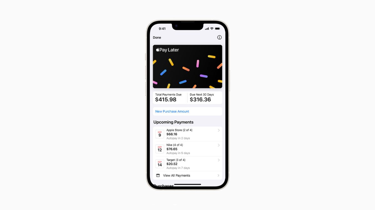 Apple Pay Later Program to be discontinued