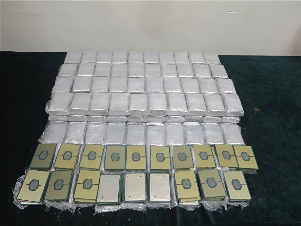 Chinese Customs Bust One Of The Largest CPU Smuggling Attempts, 596 Intel Xeon Chips Valued At $1.2 Million 1