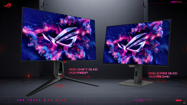 ASUS Unveils ROG SWIFT OLED PG27AQDP "480Hz QHD" Gaming Monitor For $999 & ROG STRIX OLED "360Hz QHD" XG27ACDNG 1