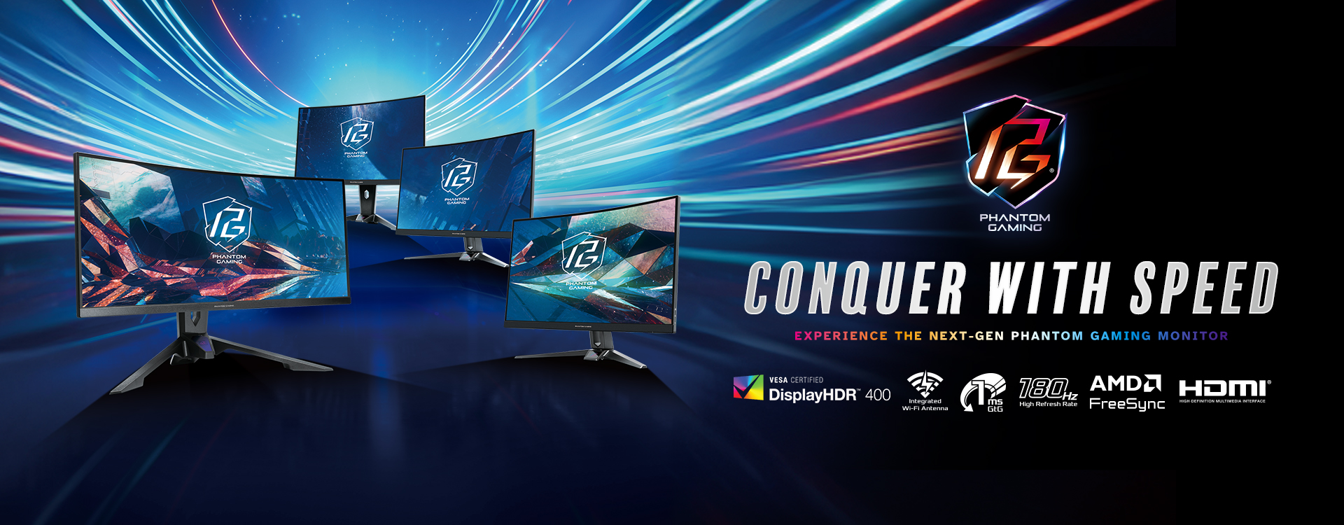 ASRock Phantom Gaming Monitors