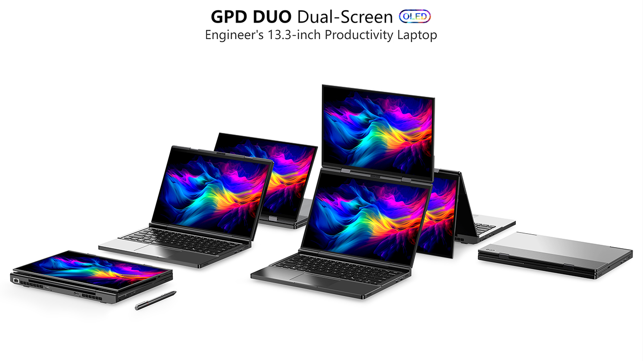GPD's DUO OLED Laptop Priced at $1650 For AMD Ryzen AI HX 370 Model & $1270 For Ryzen 7 8840U Model 1