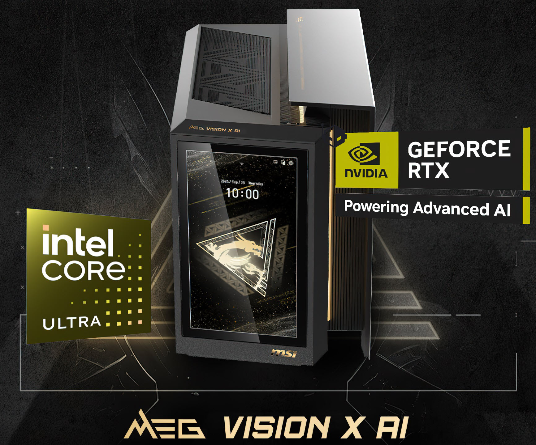 MSI To Feature Next-Gen NVIDIA GeForce RTX 50 GPUs & Intel Arrow Lake CPUs In Its MEG Vision X AI Pre-Built PC 1