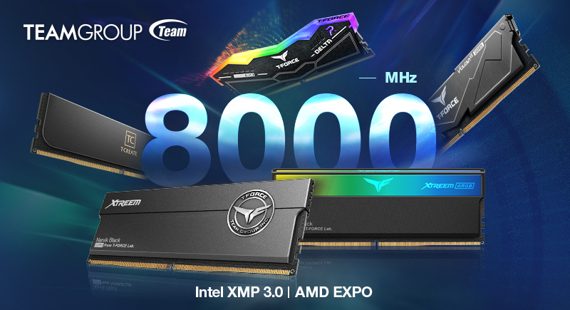 TEAMGROUP T-Force & T-Create DDR5 Memory Now With Dual-Mode Support, Up To 8000 MT/s & Easy 1-Click OC 1
