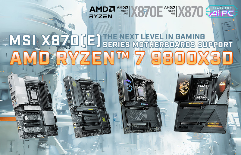 MSI Brings Full Support For AMD Ryzen 7 9800X3D On 800 & 600-Series AM5 Motherboards With AGESA 1.2.0.2a BIOS 1