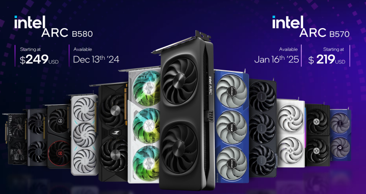 Intel Launches Arc B850 12 GB & B570 10 GB "Battlemage" GPUs For $249 & $219, Faster RT Than RTX 4060 & 10% Faster On Average 1