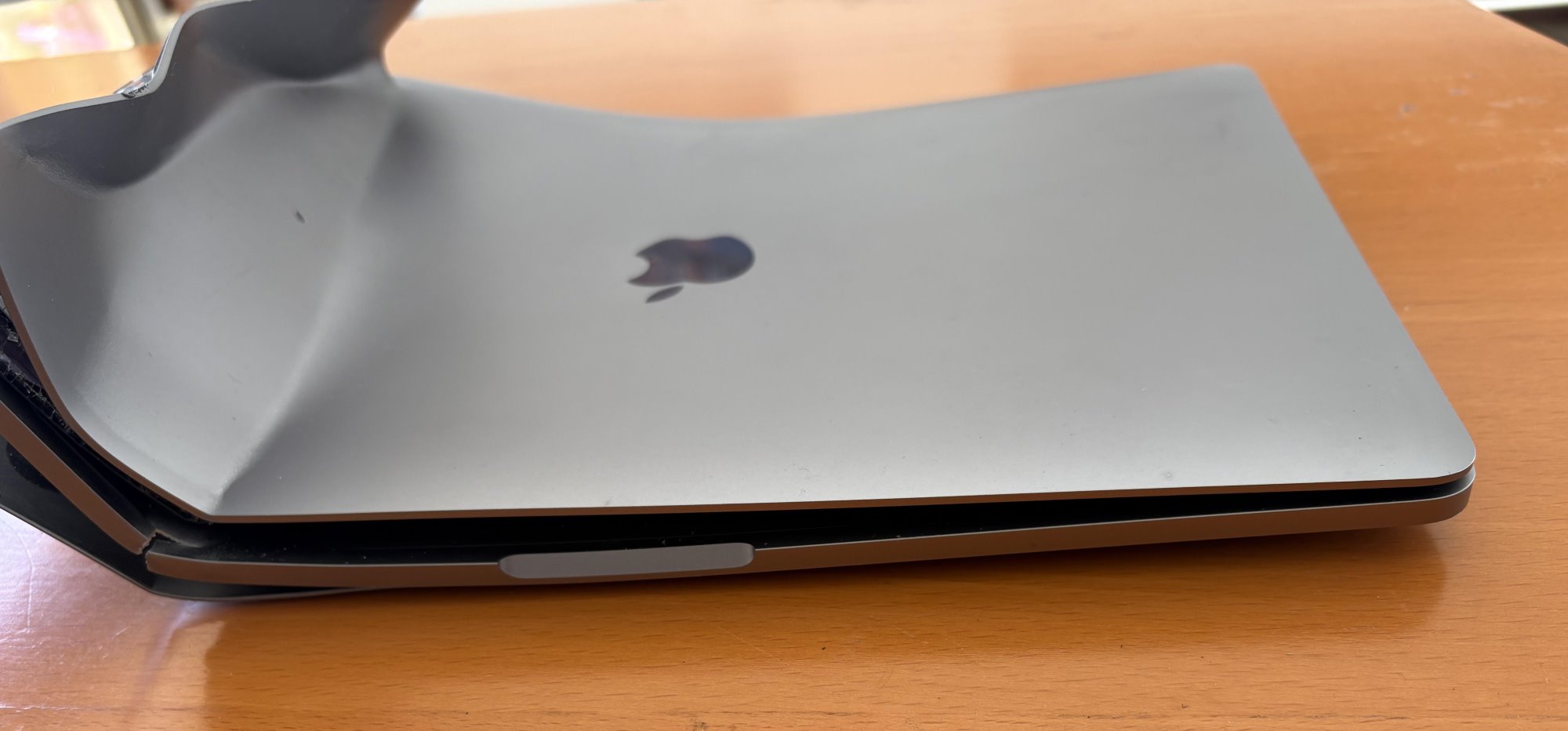 Reddit user frk1974 posted an image of his MacBook Pro that was destroyed in a car crash