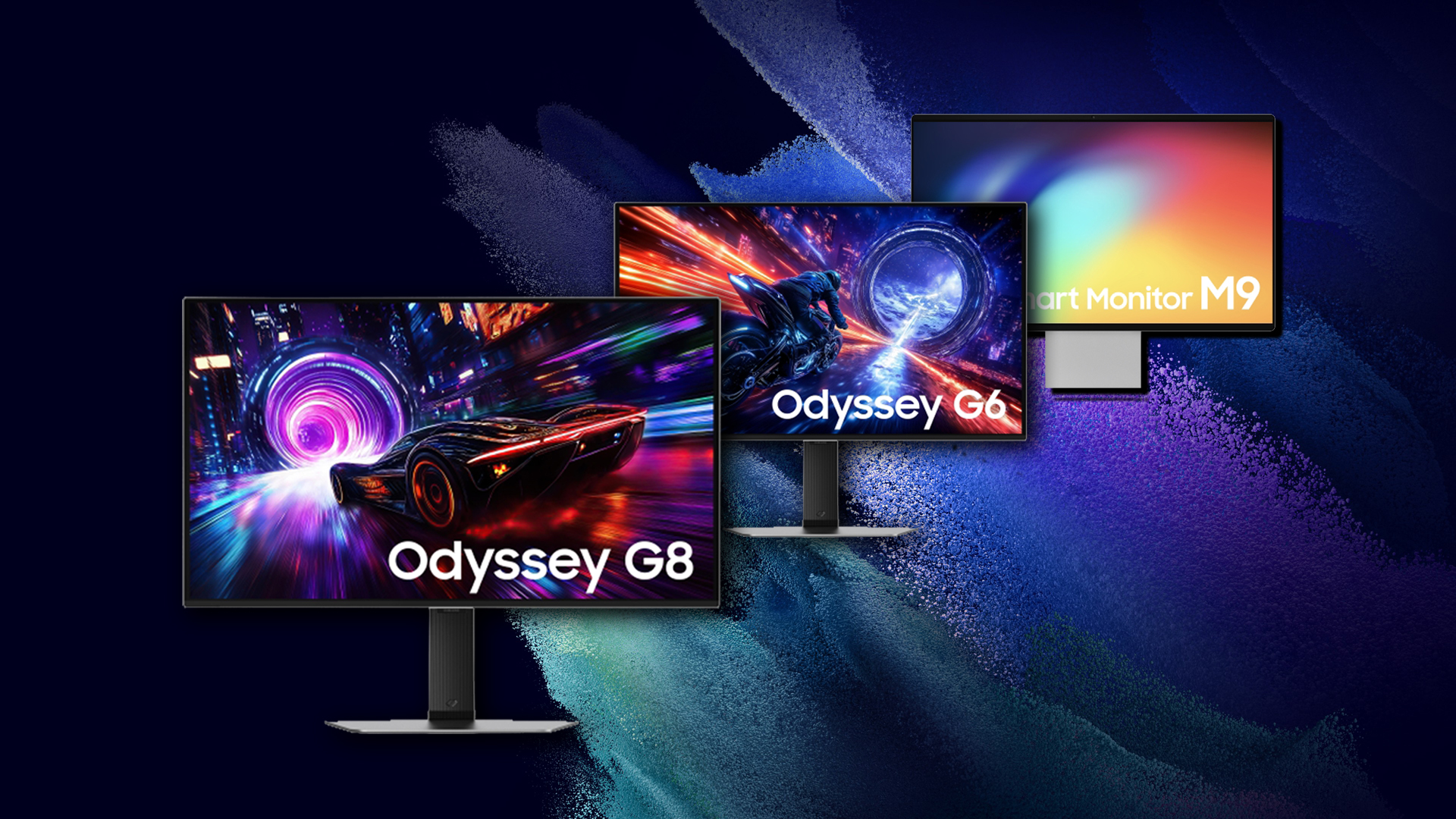 Samsung Odyssey G8 and G6