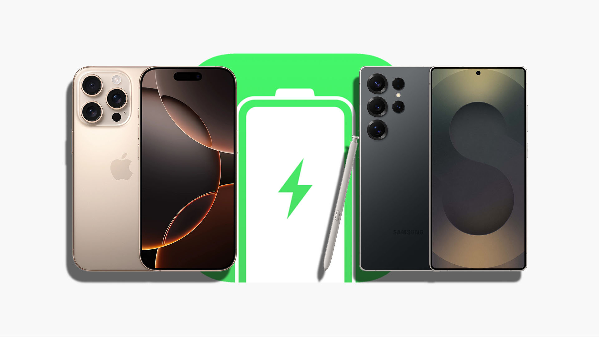 iPhone 16 Pro Max has slightly better battery life than the Galaxy S25 Ultra