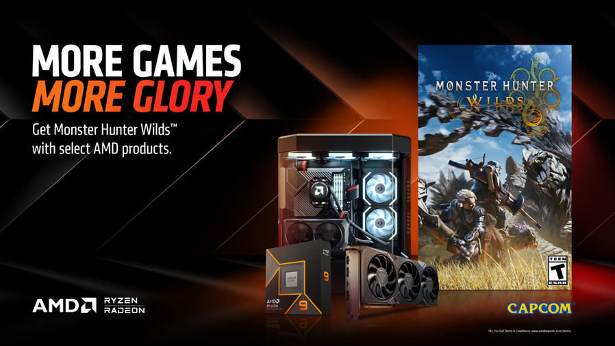 AMD Bundles Monster Hunter Wilds With Ryzen 9000, Ryzen 7000 CPUs, & Radeon RX 7000 GPUs 1