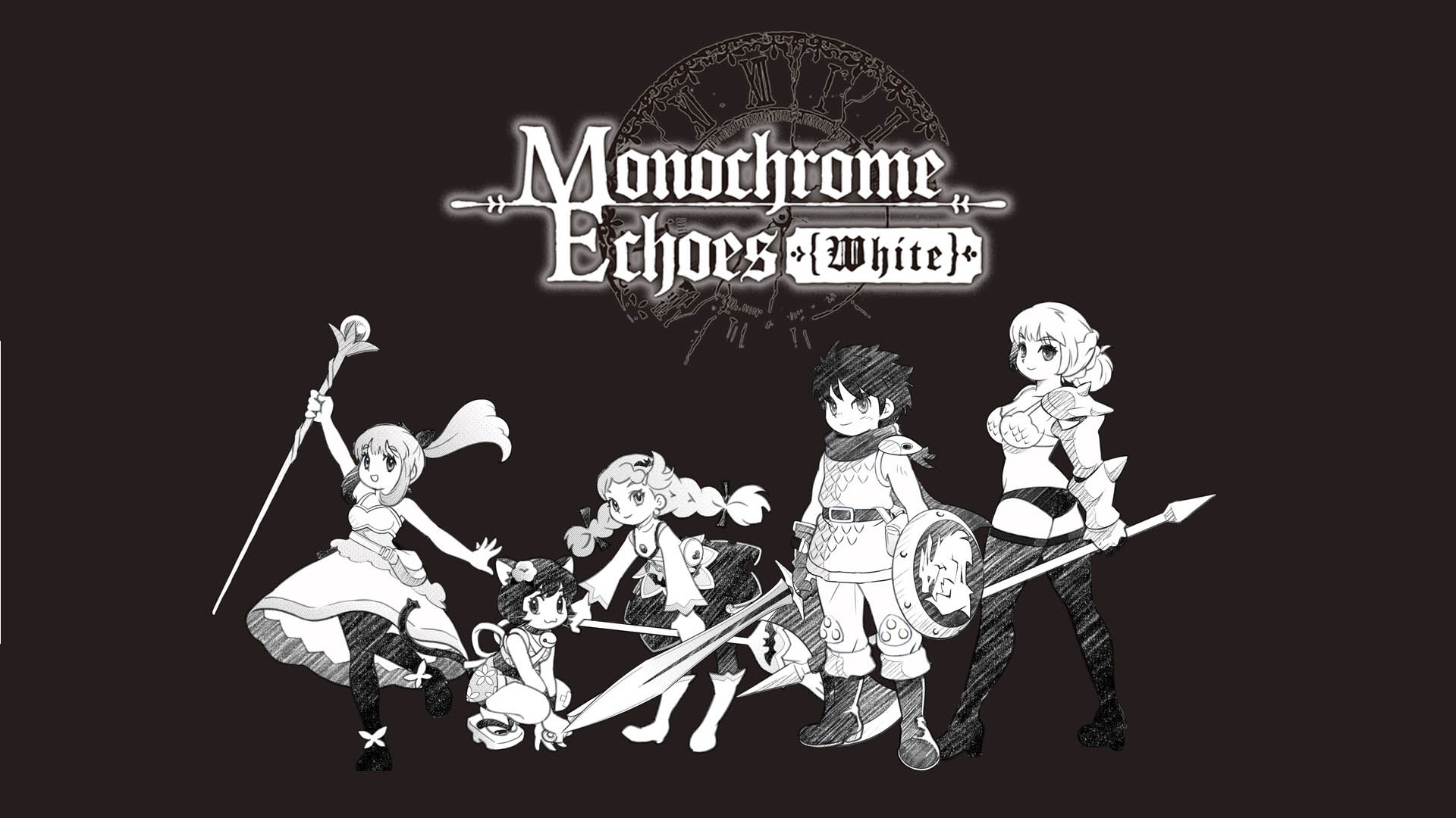 Monochrome Echoes: White