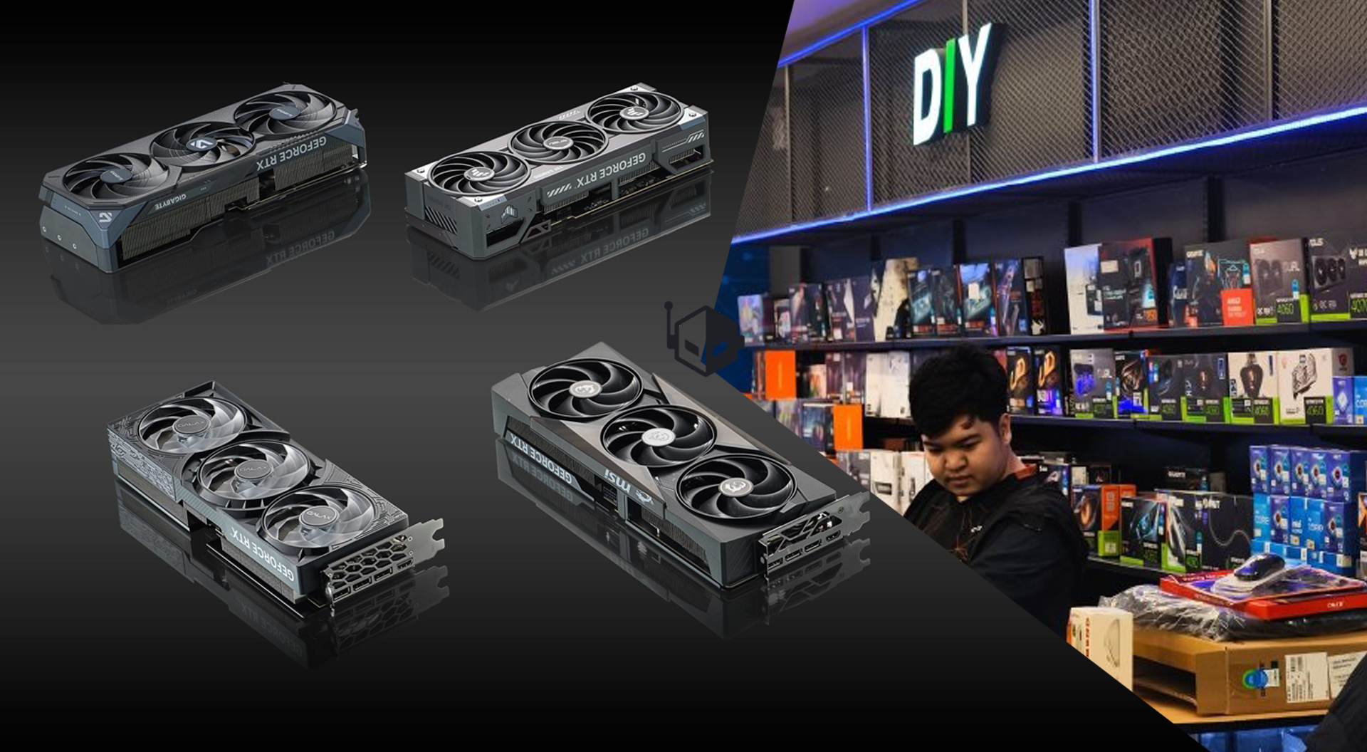 The NVIDIA RTX 50 series is almost non-existent in the Thailand DIY market and users will probably have to wait a few months more.1