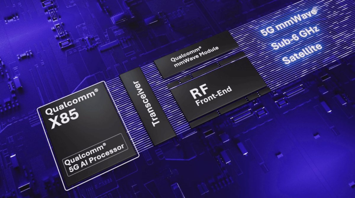 Qualcomm X85 modem features for Android and speeds