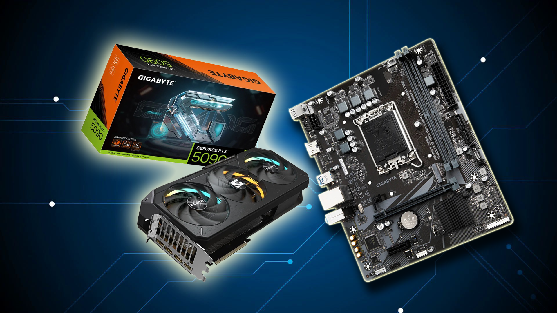 RTX 5090 Gigabyte H610M-k