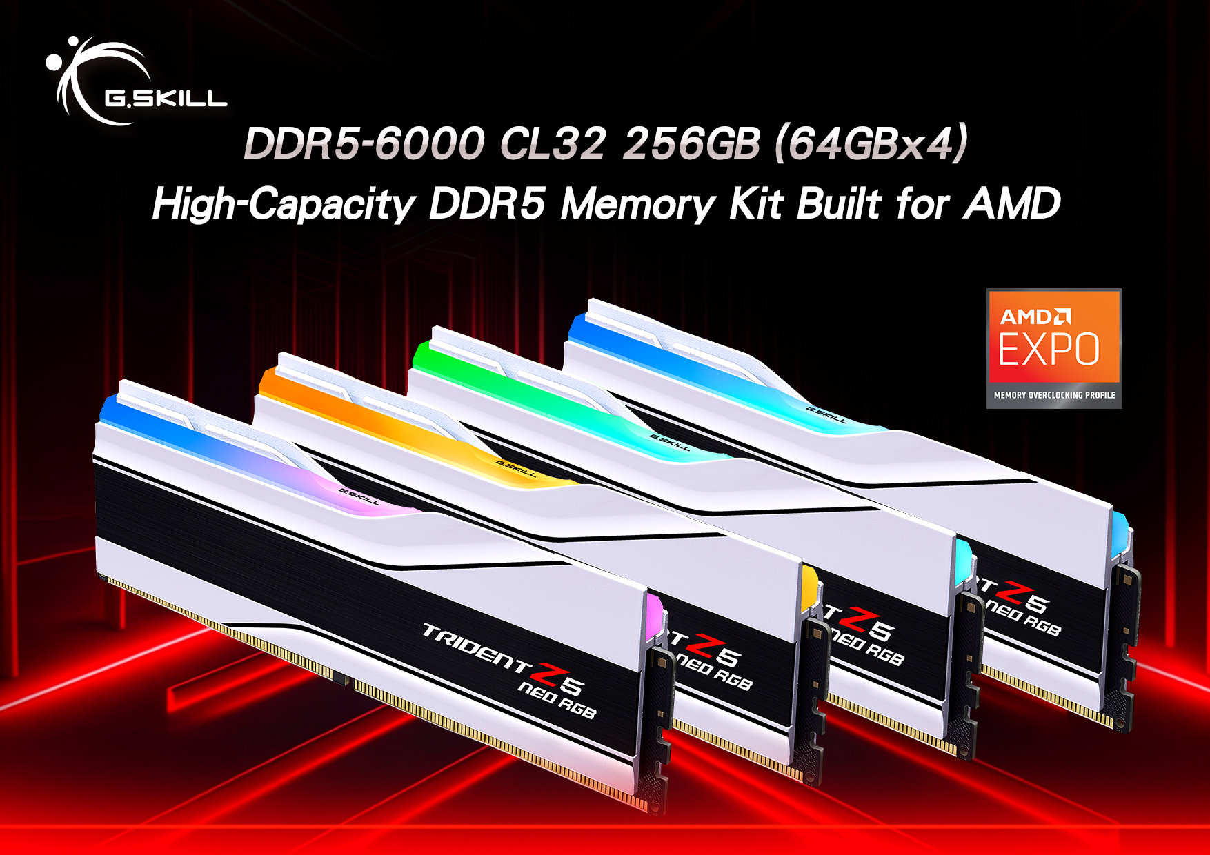G.Skill 256GB 6000 MTs kit