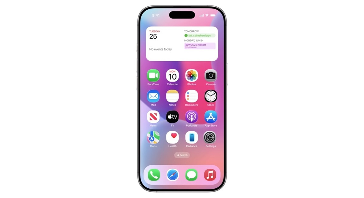 iOS 19 leak shows rounded app icons, new tab bar, and visionOS-inspired glass UI