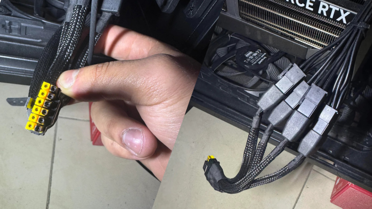 MSI 12-pin burnt connector