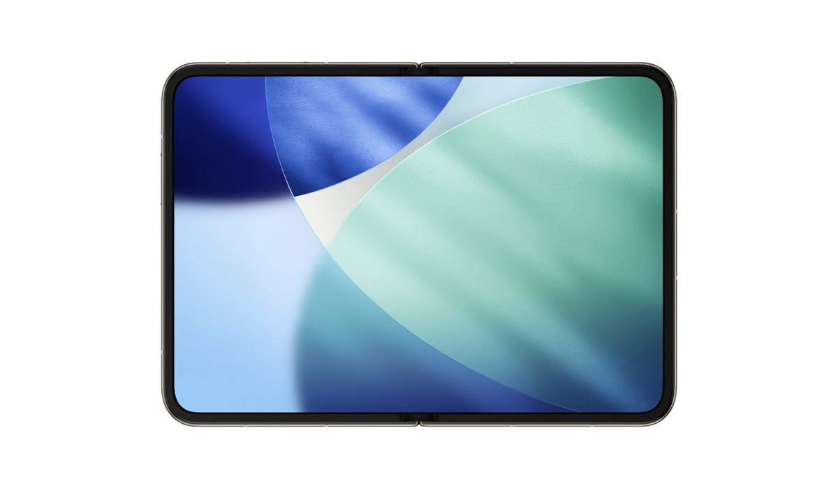 Apple foldable iPhone concept with large internal display and small external screen, launching in 2026.