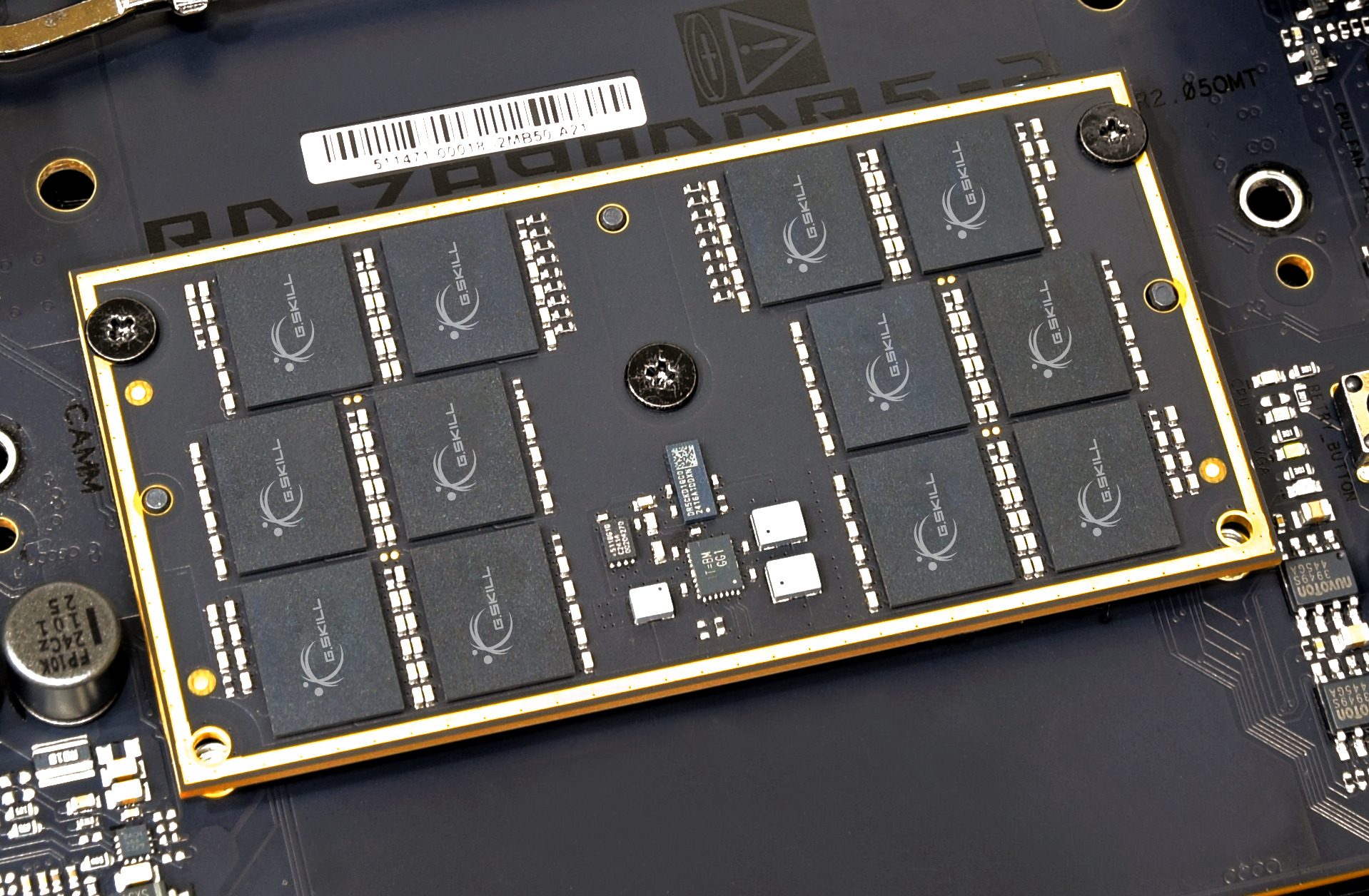 G.Skill Pushes CAMM2 DDR5 Memory To 10,000 MT/s "Overclocked" Speeds On ASUS's Z890 HERO CAMM2 Motherboard