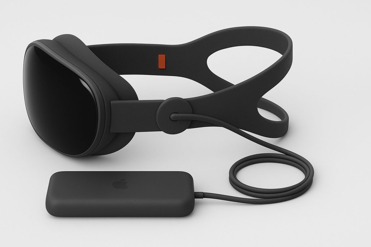 AI-generated Vision Air concept image highlighting slimmer overall design and redesigned band for lighter comfort.