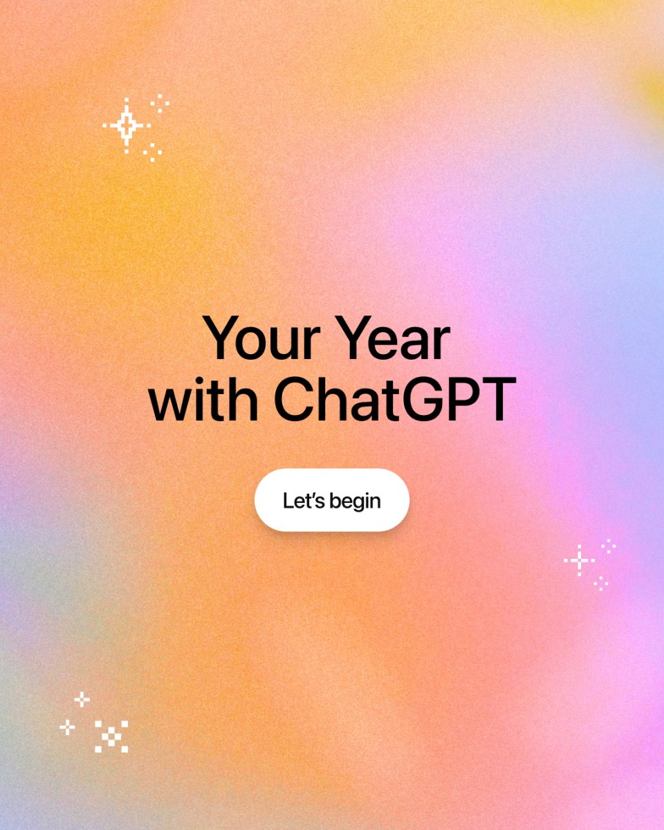 Your Year with ChatGPT splash