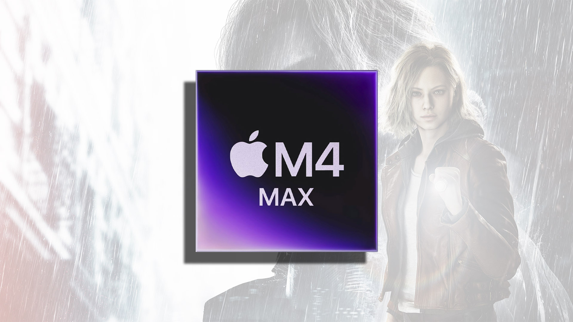 Resident Evil Requiem being played on Apple's M4 Max