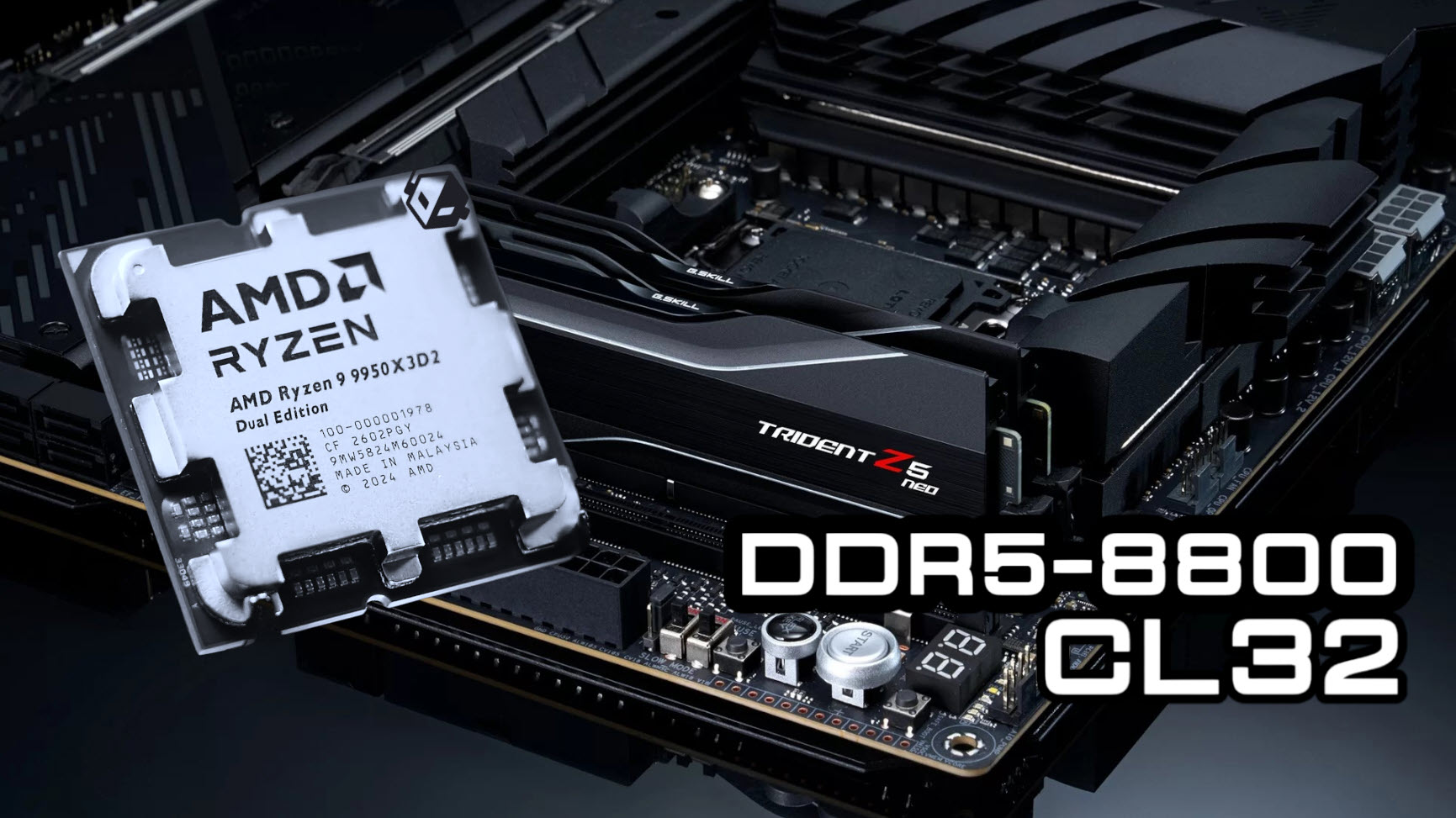 ASUS ROG X870E APEX Flexes With DDR5-8800 CL32 OC On AMD Ryzen 9 9950X3D2 CPU 1