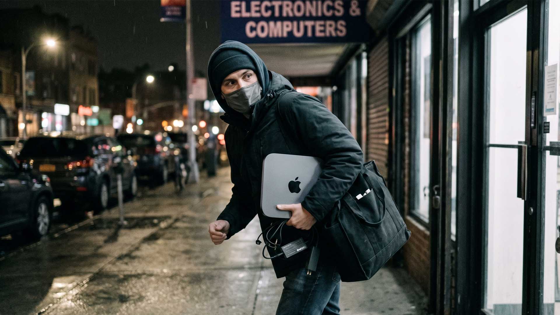 Mac mini thief gets caught in the dumbest of fashions