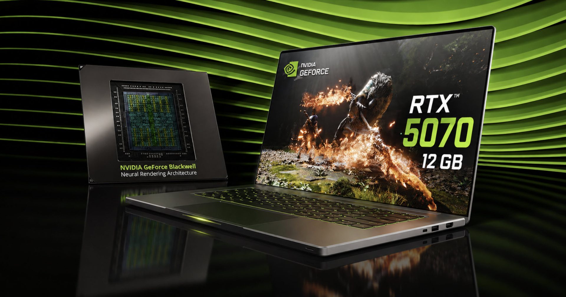 NVIDIA Bumps RTX 5070 Laptop GPU To 12GB Using New 3GB GDDR7 Memory, Offers 50% Boost While Tackling Supply Constraints