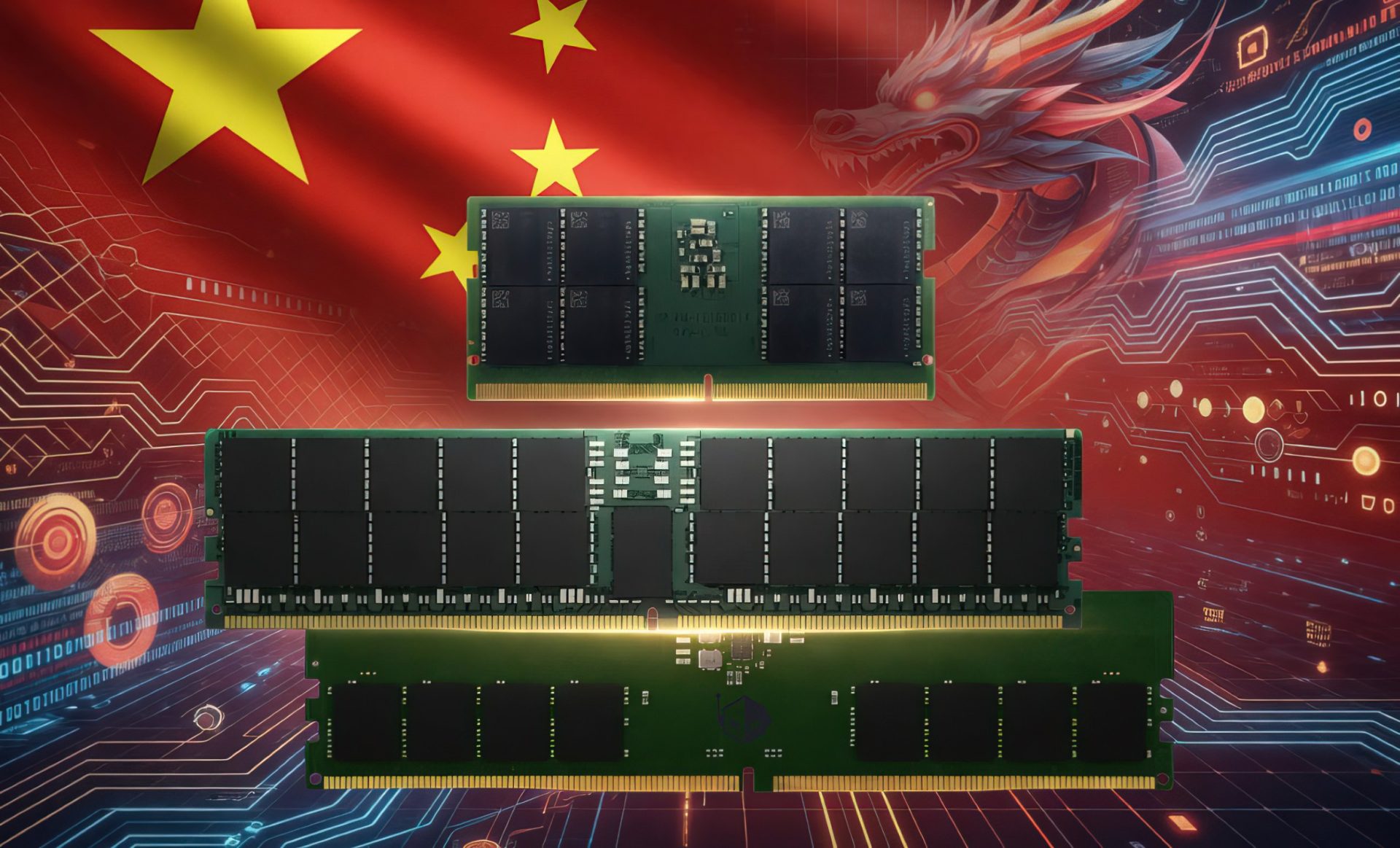 Another Chinese DRAM Maker Breaks Into DDR5 Memory, Mass Producing 64GB RDIMMs as Samsung and SK Hynix Run Dry