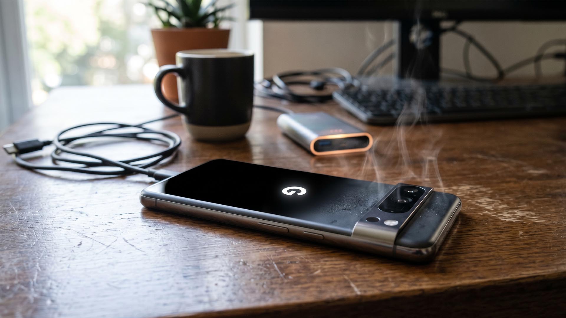 Your Pixel can randomly reboot if it thinks that it's overheating