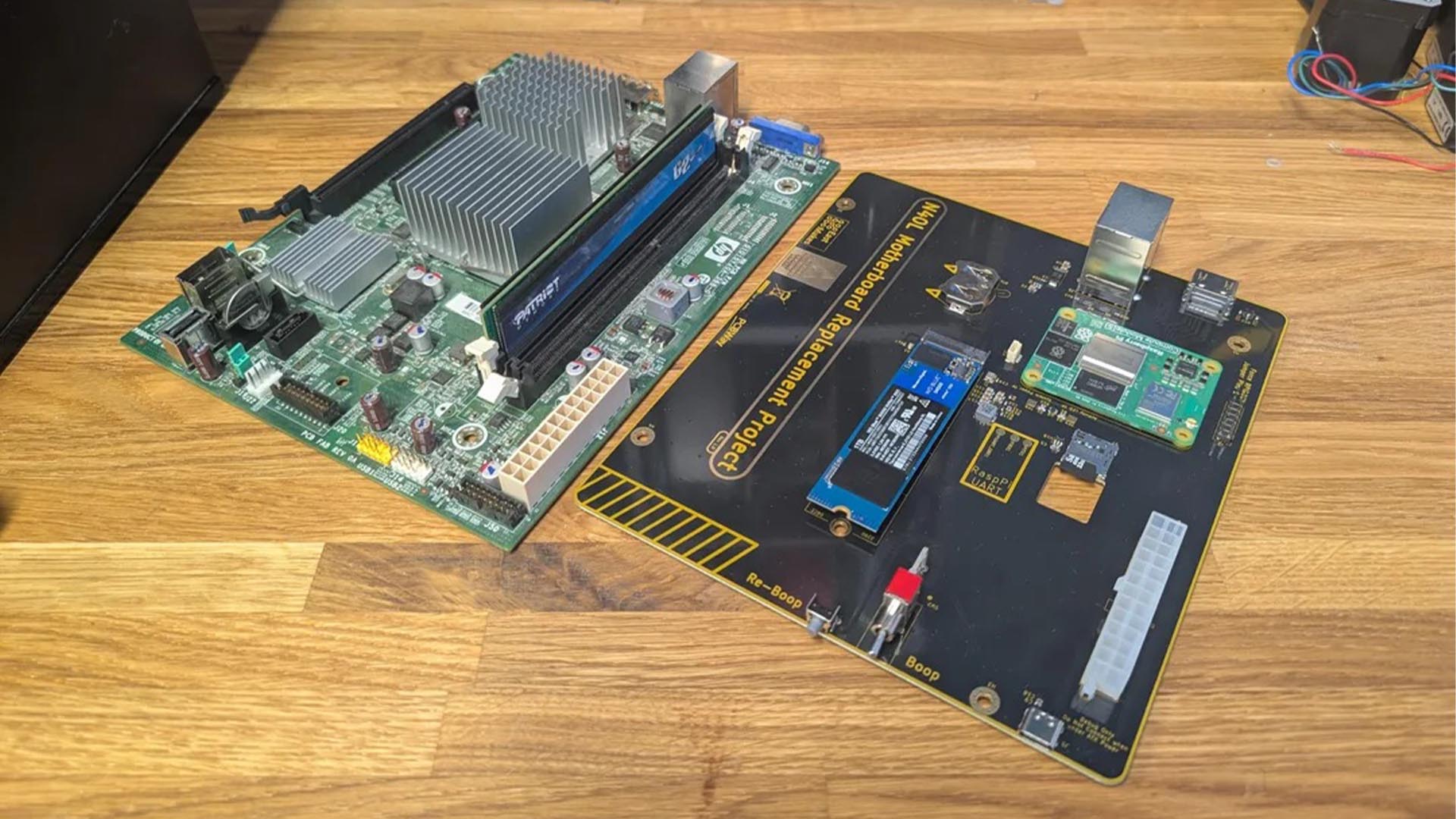 An old HP server was given a new lease on life thanks to a Raspberry Pi CM5 and an M.2 PCIe NVMe SSD