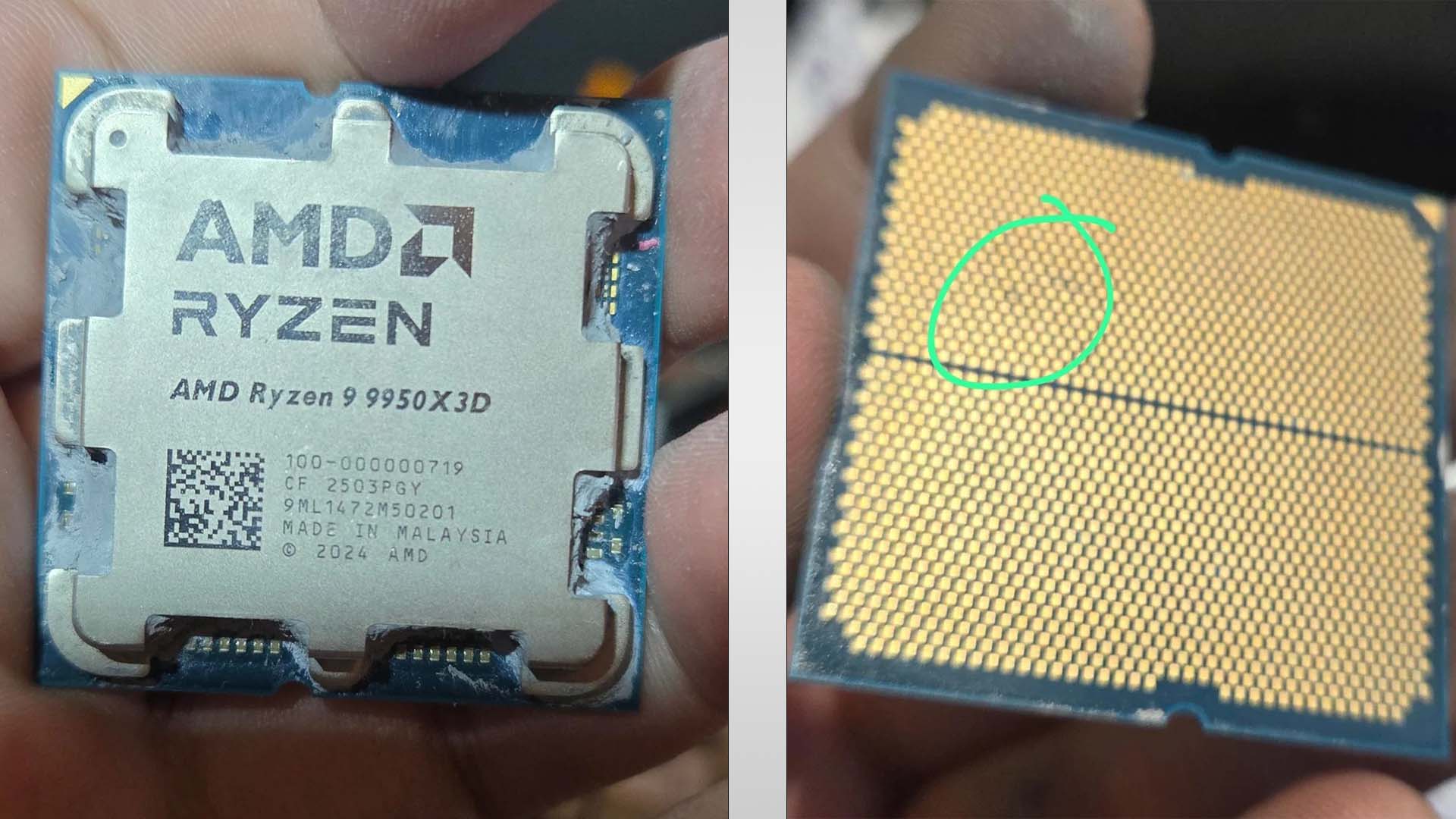 Ryzen 9 9950X3D died after just an hour of being placed on an X670 motherboard