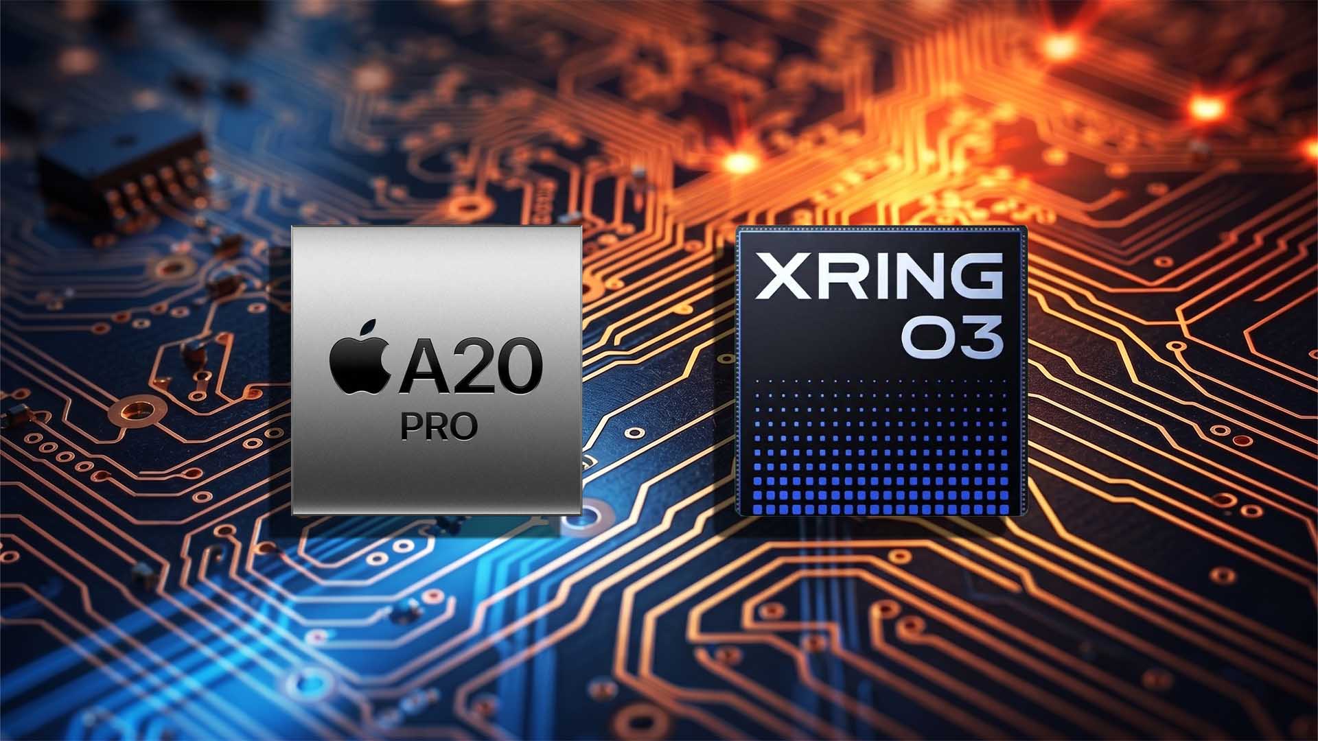 Apple's A20 Pro and higher memory bandwidth than Xiaomi's XRING 03, despite the latter supporting LPDDR6 RAM